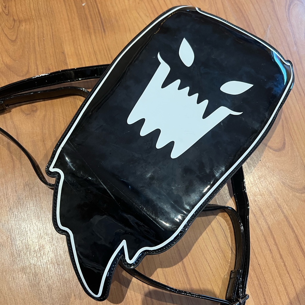 Killstar Black And White Ghost Backpack Spooky Harajuku Lightly Used